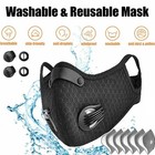 Washable Reusable Half Face Mask Respirator Anti Pollution Facepiece With Filter