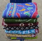 Wholesale Lot Vintage Kantha Quilt Handmade Bohemian Bedspread Reversible Kantha