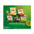 New Frito-lay Baked And Popped Mix Variety Pack Snack Chips  18 Count Multipack
