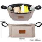 Baby Stroller Organizer Storage Buggy Pram Pushchair Mummy Bag Bottle Holder Us