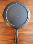 Lodge -  5 - Cast Iron Skillet -  fully Restored  -  5sk Made In Usa D 