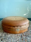 Millinery Wooden Hat Block Mold For A Snap Brim