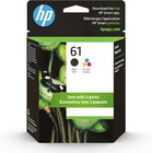 Genuine Hp 61 Black Tri-color Ink Cartridges Cr259fn  Pick Your Exp  Date