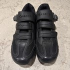 Kescoo Mens Mountain Bike Shoes Spd 2-bolts Cleats Cycling Shoes Size 42 Black
