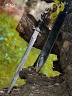 Handmade Damascus Steel Full Tang Viking Sword medieval Sword Battle Ready Sharp
