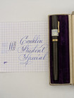 Conklin Student Special Black Fountain Pen 14k Flexible Nib Restored Stickered