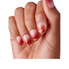 Kiss Mystical Moment Press-on Nails Heartbeats Red Ombre Shimmer 28ct New