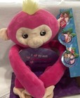 Fingerlings Hugs - Bella Pink- Advanced Interactive Plush Baby Monkey Sounds New