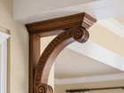 Handcrafted Wooden Corbel Elegant Carved Wall Bracket