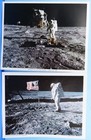 Nasa Book   Photo Litho Lot Of 4 Vtg Log Of Apollo 11 Official Summary