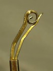 Vintage Curled Ends Mens Tie Collar Bar Jewelry Clip Pat   82 051