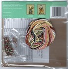 Christmas Kiwi Santa Counted Cross Stitch Glass Bead Mill Hill