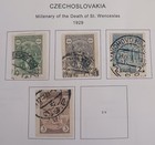 Czechoslovakia- 1929 - 31 - Lot Of Stamps  On Album Page - Used