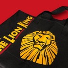 Disney Presents The Lion King Play Black Tote Bag Souvenir Broadway Musical Nwot