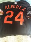 Baltimore Orioles Game Used Playoff Jersey Pedro Alvarez Mlb Authentic Baseball