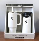 Hydro Flask Essential Hydration Set 40 Oz Travel Tumbler 32 Oz Wide Mouth Bottle