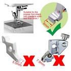 11pcs Presser Feet Set For Singer  Brother janome elna kenmore Low Shank Sewing