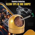  Solder Cleaner With Brass Wool Soldering Wire Sponge And Gold  Dome-shaped  