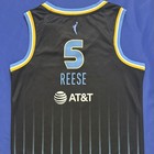 Nwt Nike Angel Reese Chicago Sky  5 Black Pinstripe Explorer Wnba Jersey 40 S