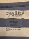 Woolino Organic Cotton Sleep Sack 18-36 Months Blue White Striped