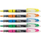 Sharpie 24575pp Liquid Highlighter Set  Chisel Tip Fluorescent Colors Pk5