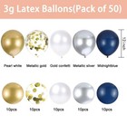 50pcs Party 12    Balloons Confetti Latex Set Birthday Wedding Party Decoration