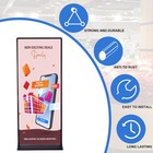 Large Poster Sign Stand Metal Board Holder Double-sided Poster Banner New