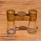Vintage 40s Mary Potter Binoculars Perfume Bottles Opera Glass Vanity Miniature
