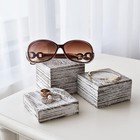 Wooden 3 Pcs Square Risers For Display