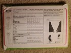 Vintage 1978 Simplicity 8419 Sewing Pattern Knit Dress Size 10-12-14 Ruffle Ff 
