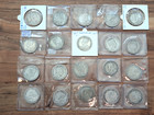 Lot Of 20 Old Canadian   Newfoundland Silver 50 Cent Coins - Scarce Dates