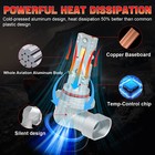 For Ford F 150 2015-2020 12000k White Led Headlight Hi lo Beam   Fog Light Bulbs