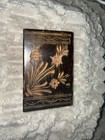 Vintage Hand-carved Wooden Decorative Box With Floral Carving