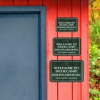 Classic Framed Plus Welcome To Deer Camp  Enter With A Bow Or Rifle