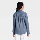 Women s Ruffle Long Sleeve Button-up Ruff Collared Neck Blouse -