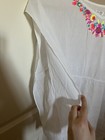 Nwt The Childrens Place White Floral Colorful Embroidered Top Size L 10 12