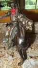 Vintage K o Usa Western Cowboy Rodeo Horse Statue