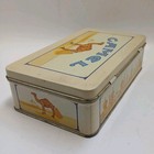 Vintage Camel Cigarettes Tin Metal Storage Box Desert Camel Tobacco Case
