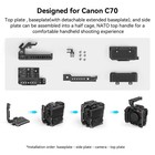Camera Cage Kit For Canon With Handle