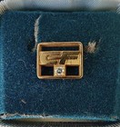 Jostens Vintage 10k Gold Diamond Pin Cf Consolidated Freight Employee Gift