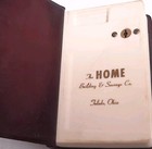 Hidden Vintage Book Coin Bank The Home Building   Savings Co  Toledo Ohio No Key