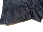 Authentic 1940 s Black Silk Satin Lace Trim French Knickers Short Size M Unused
