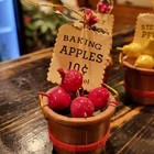 Vintage 1982 Kurt S Adler Plums Pears Apples Bushel Baskets Christmas Ornaments