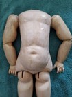 Antique 20  Heavy Composition Wood Bj Body Only For French Early German Doll