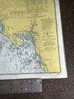 Massachusetts Bay Nautical Chart Map Decorative Print Boston Salem Beverly 18x11