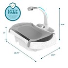Rain Shower Baby Bath Tub Set - Includes Convertible Bath Tub And Sling With