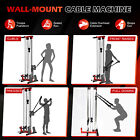 Wall Mount Cable Station 18 Positions High low Cable Crossover Machine For Home