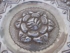 Rare Maciel Silver Factory Hand-hammered Sterling Silver Floral Bowl