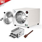 Used 18l Dental Autoclave Steam Sterilizer 273    Surgical Medical Sterilization