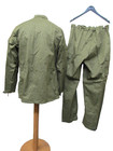 East German Military Rain Drop Camo Pants Jacket Uniform Field Nos Ug52 Frays
